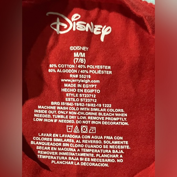 Disney Minnie Mouse Girls size 7/8 medium top - Picture 4 of 6